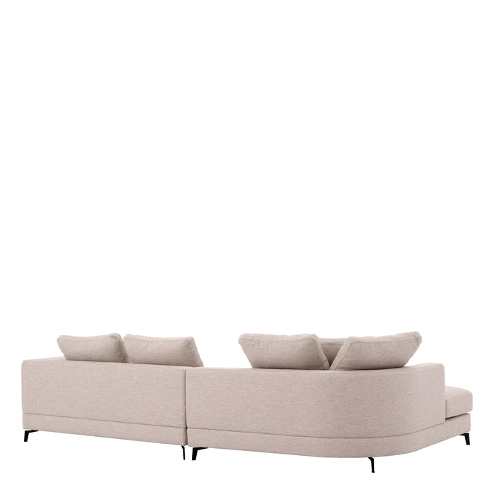 Sofa lewa Eichholtz Moderno S w tkaninie Aveiro sand