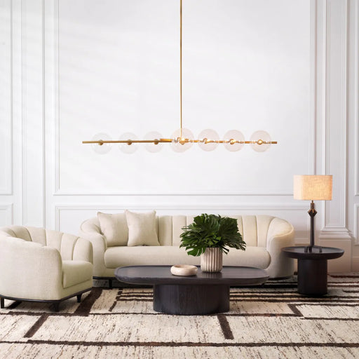 Sofa Eichholtz Agostino w tkaninie Nuoro beige