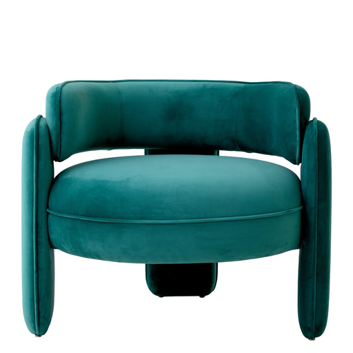 Savona turquoise velvet