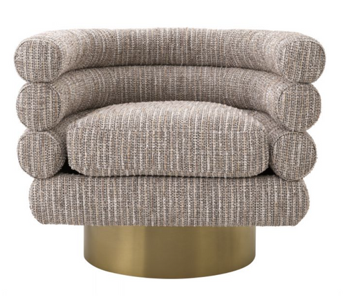 Fotel Obrotowy Eichholtz Maguire Mademoiselle Beige